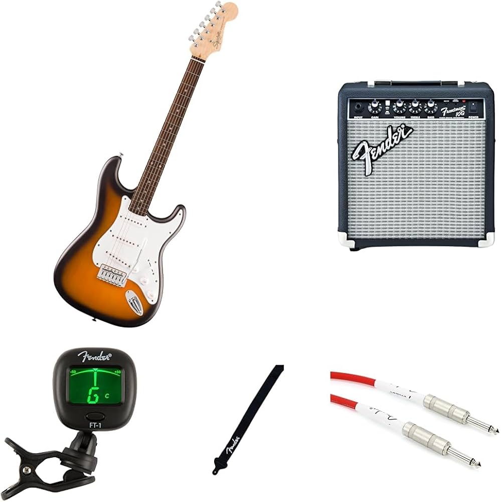 Fender Squier Debut Stratocaster Electric Guitar Kit for Beginners